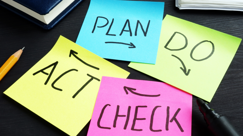 illustration PDCA roue de deming